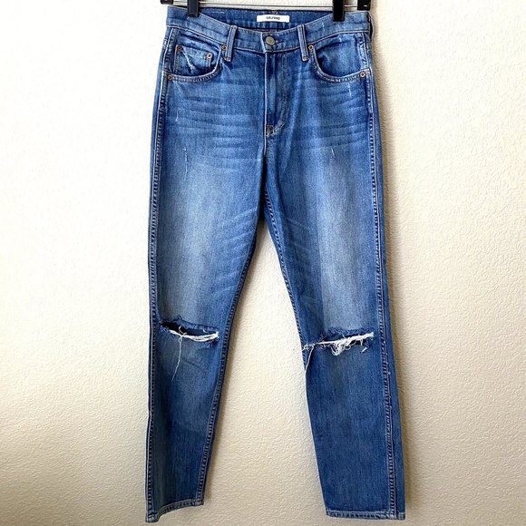 GRLFRND Denim - GRLFRND Naomi High Rise Denim I Will Survive Womens Jeans Size 27